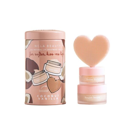 NCLA Beauty Ncla Coconut Vanilla Lip Care 2 Pcs Set - 10Ml Balm + 15Ml Scrub Br/>