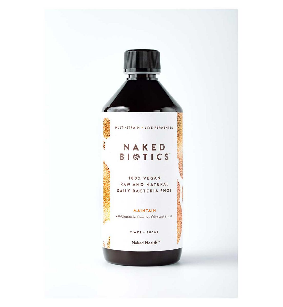 Naked Biotics Maintain Liquid Probiotics For Gut Health 500ml