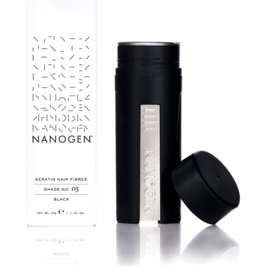 Nanogen Hair Thickening Keratin Fibres - Black 30G (2 Months' Supply)
