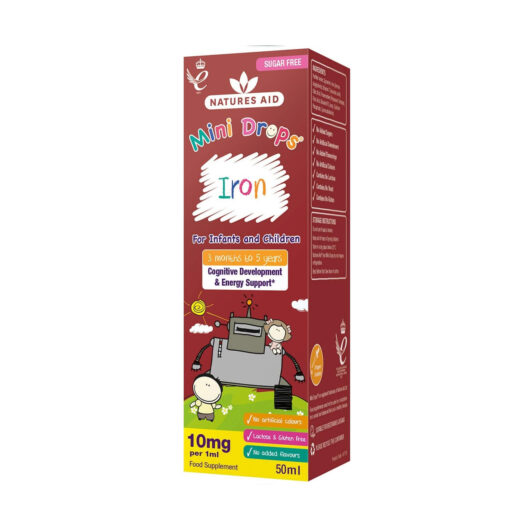 Natures Aid Mini Drops Iron 50ml