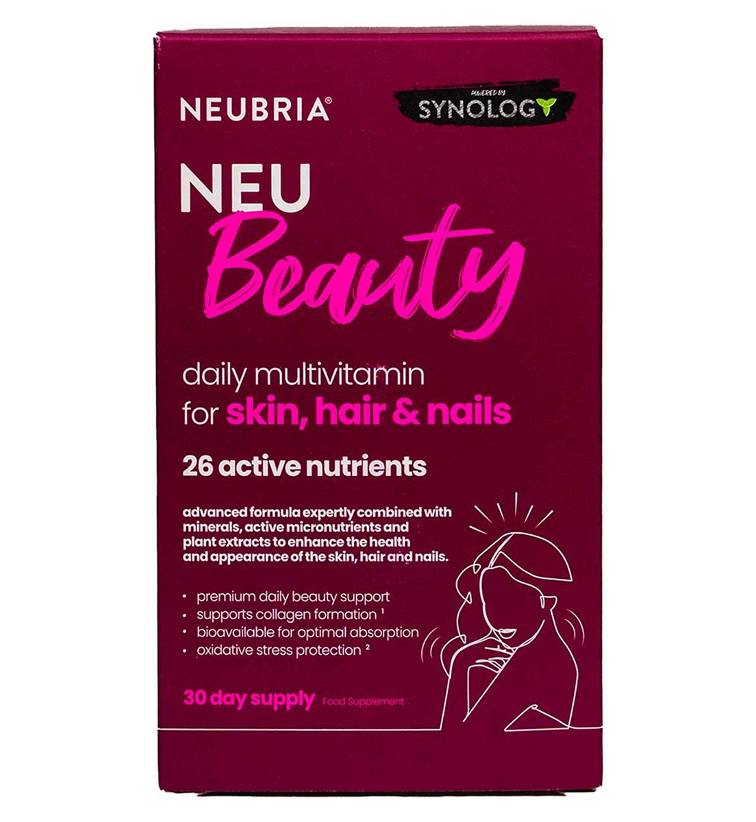 Neubria Neu Beauty Daily Skin Hair And Nail Multivitamin Tablets 30S