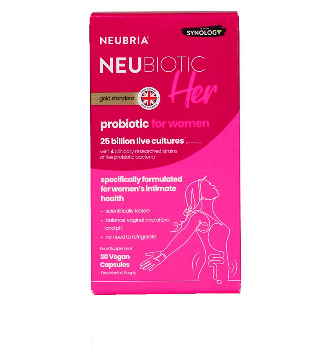Neubria Neubiotic Her For Women's Gut Vegan Capsules - 30S