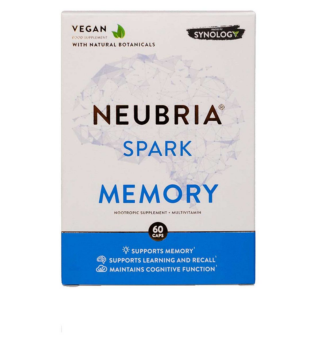 Neubria Spark Memory Supplement And Multivitamin Capsules 60S