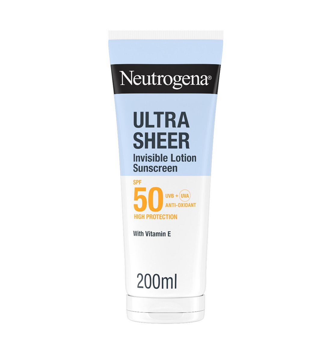 Neutrogena Ultra Sheer Invisible Hydrating Body Lotion Sunscreen Spf50200 ml