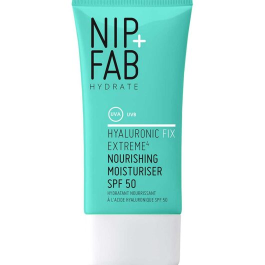 Nip+Fab Hyaluronic Fix Extreme4 Nourishing Spf50 Moisturiser 50ml, 40ml