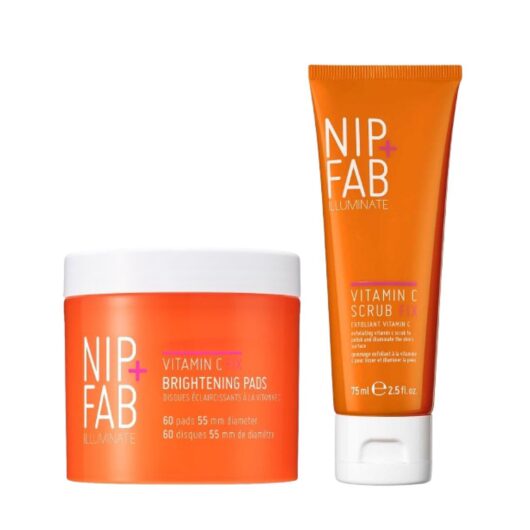 Nip+Fab Vitamin C Fix Scrub & Toner Pads Bundle