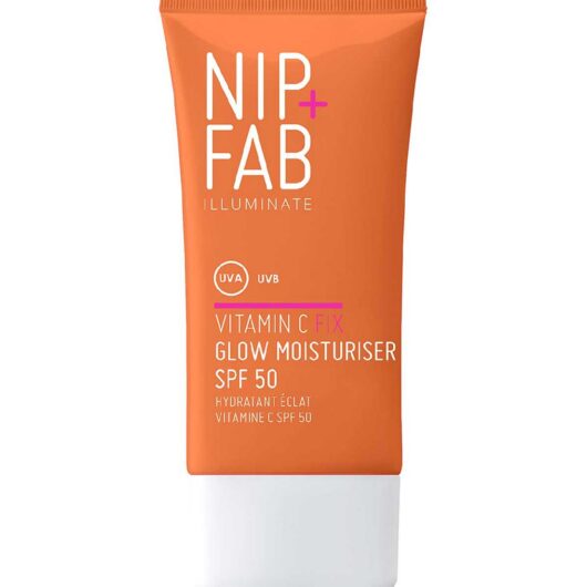 Nip+Fab Vitamin C Fix Spf50 Illuminating Glow Moisturiser 50ml, 40ml