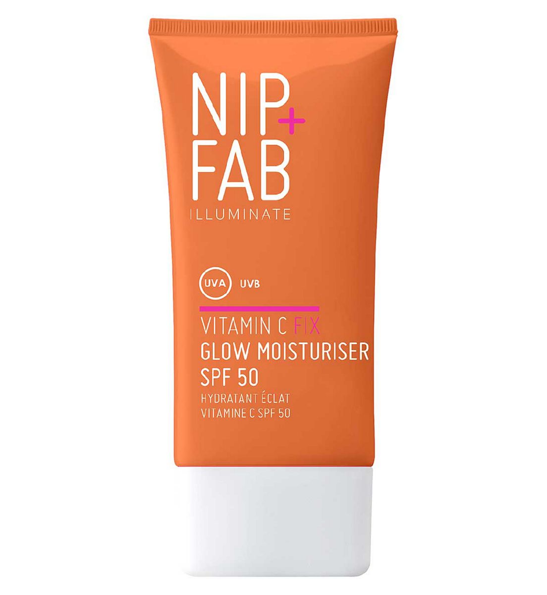 Nip+Fab Vitamin C Fix Spf50 Illuminating Glow Moisturiser 50ml, 40ml