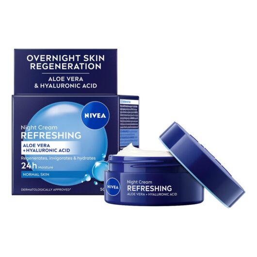 Nivea 24H Moisturising Night Cream With Vitamin E For Normal Skin 50ml