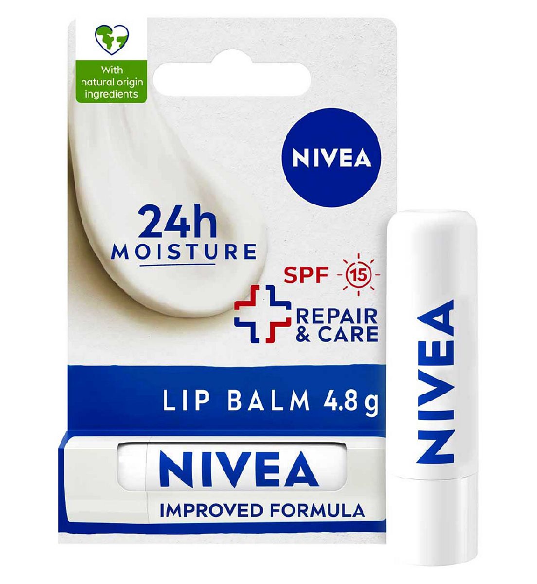 Nivea Lip Balm Soothe & Protect Spf15 For Dry Lips 4.8g