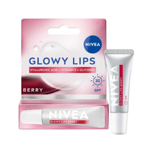 Nivea Lip Hyaluron Glowy Lips Balm Tube Berry 10ml