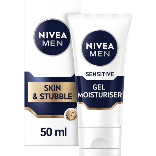 Nivea Men Sensitive Skin & Stubble Gel Moisturiser 50ml
