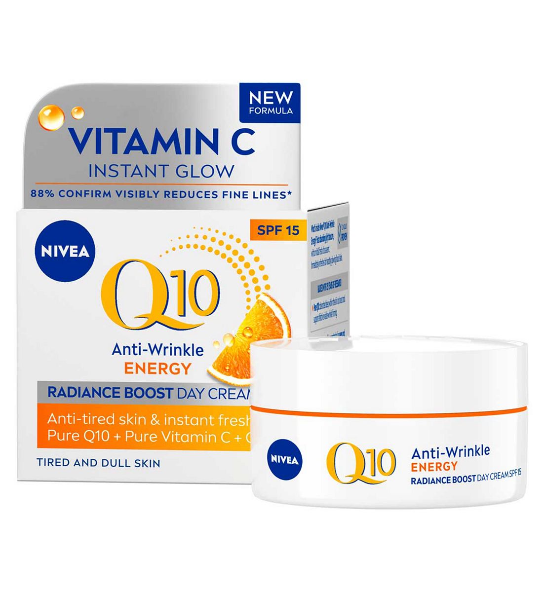 Nivea Q10 Energy Healthy Glow Face Day Cream With Vitamin C 50ml