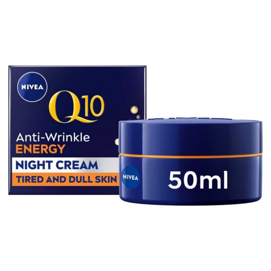 Nivea Q10 Energy Recharging Face Night Cream With Vitamin C 50ml