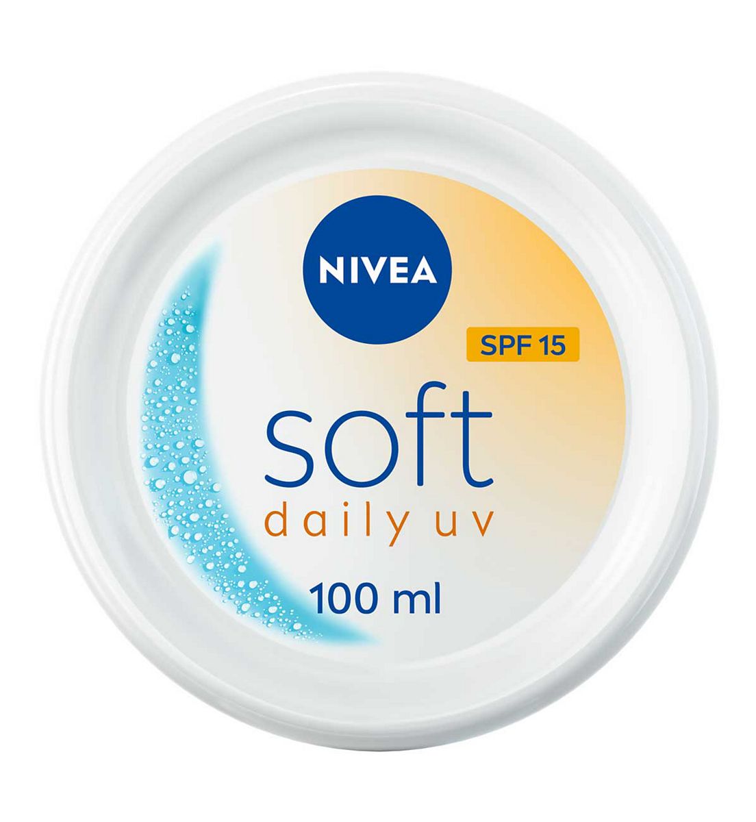 Nivea Soft Daily Uv Moisturiser For Face Hand & Body Spf15 100ml