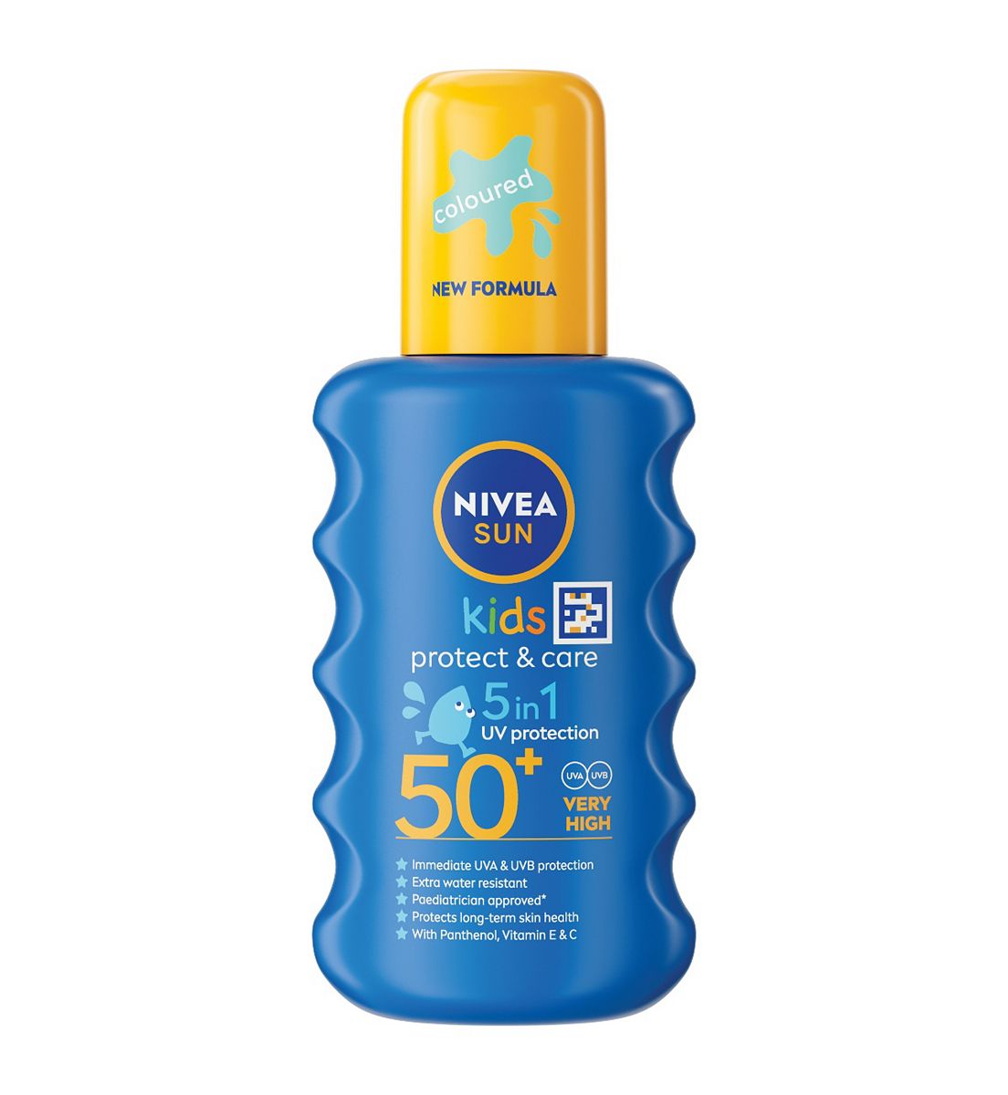 Nivea Sun Kids Coloured Cream Spray Spf50+200 ml, 200ml