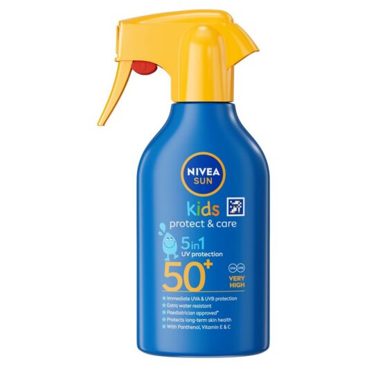 Nivea Sun Kids Protect & Care Trigger Spray Spf 50+250 ml, 250ml
