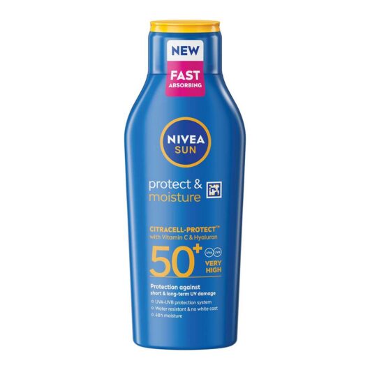 Nivea Sun Protect & Moisture Cream Lotion Spf50+ 400ml