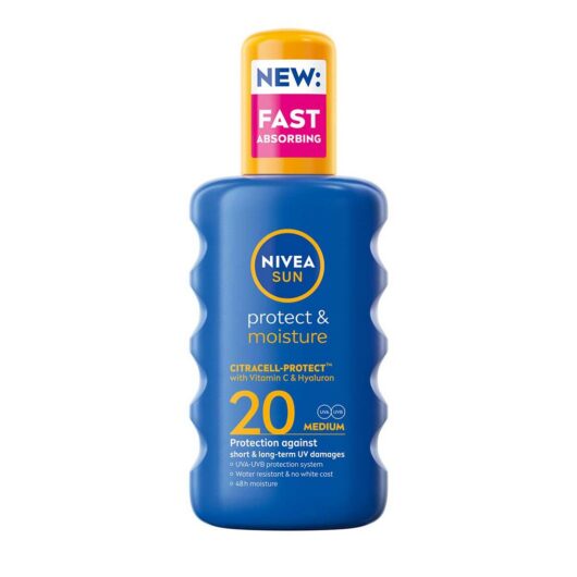 Nivea Sun Protect & Moisture Cream Spray Spf 20200 ml, 200ml