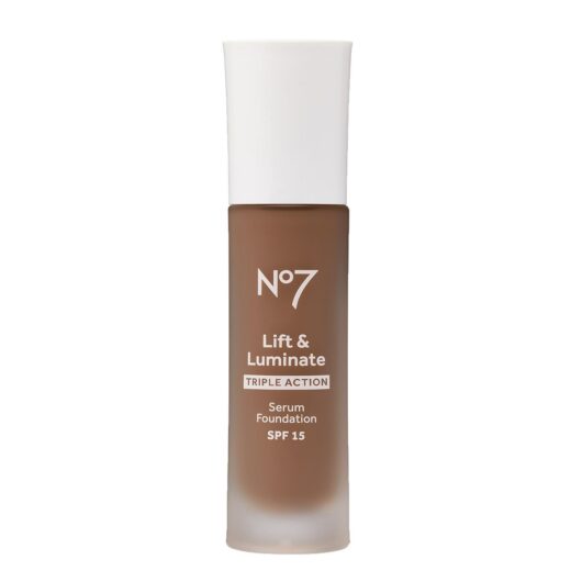 No7 L&l Triple Action Serum Foundation Sandalwood 470C