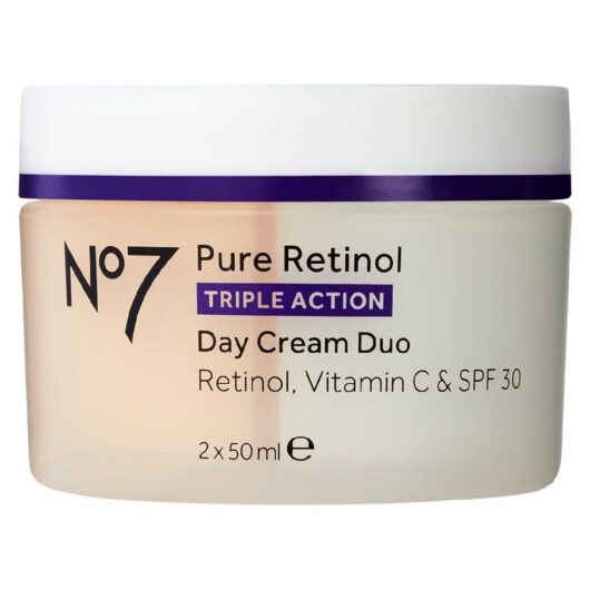 No7 Pure Retinol, Vitamin C & Spf 30 Day Cream Duo 2X50ml
