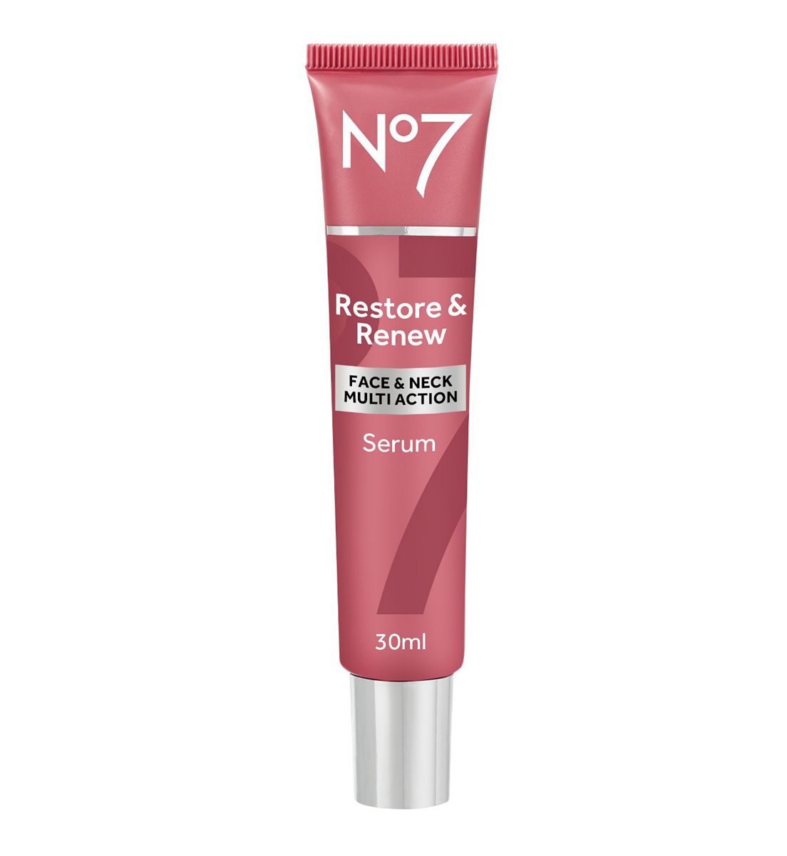 No7 Restore & Renew Face Neck Multi Action Serum 30ml