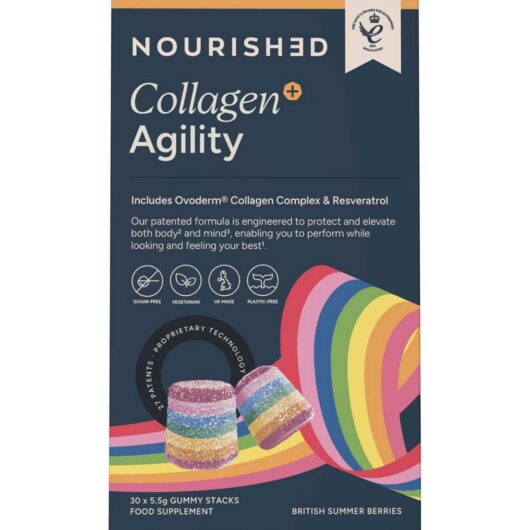 Nourished Collagen + Agility Nutrient Stacks Gummies 30S