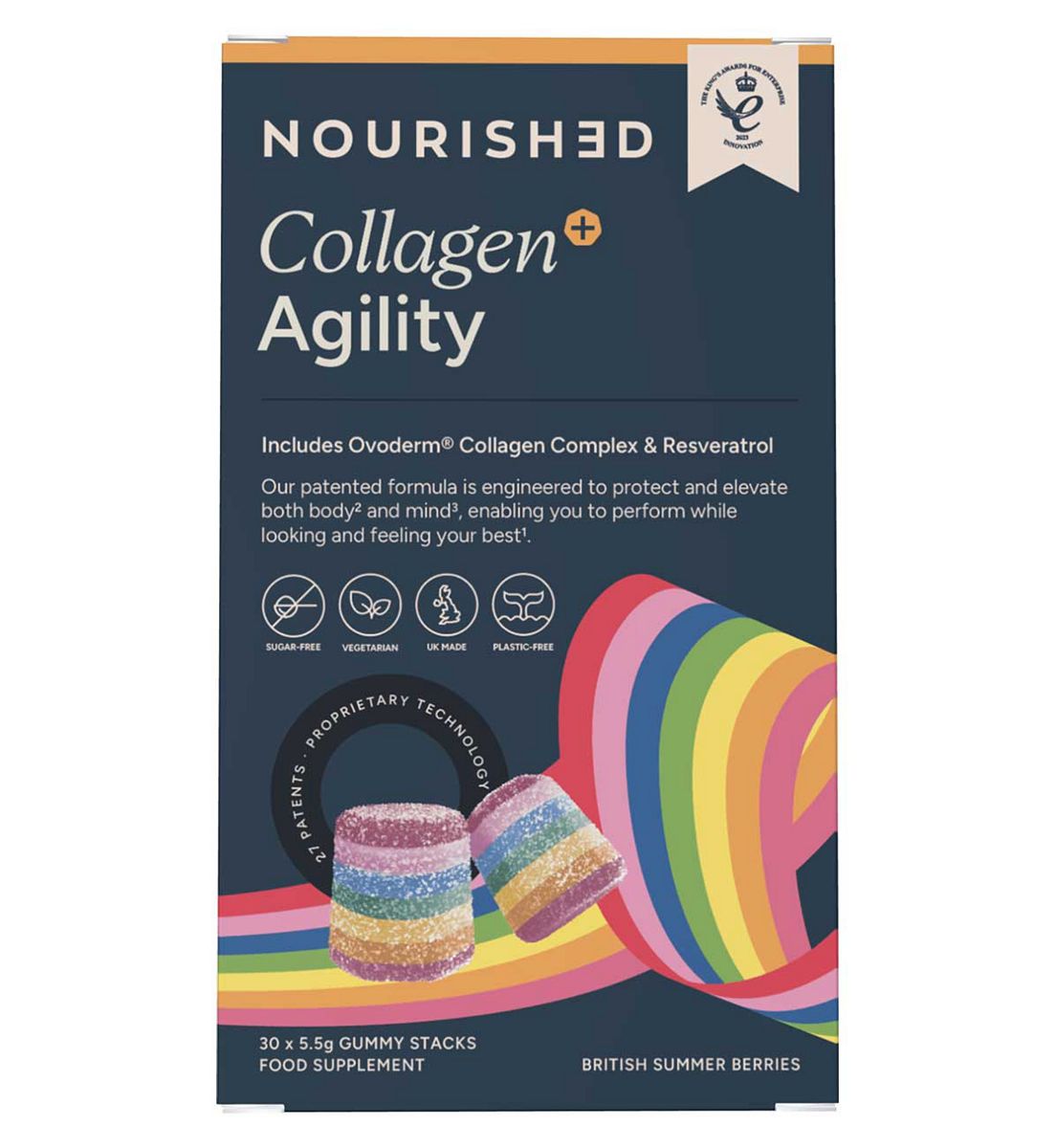 Nourished Collagen + Agility Nutrient Stacks Gummies 30S