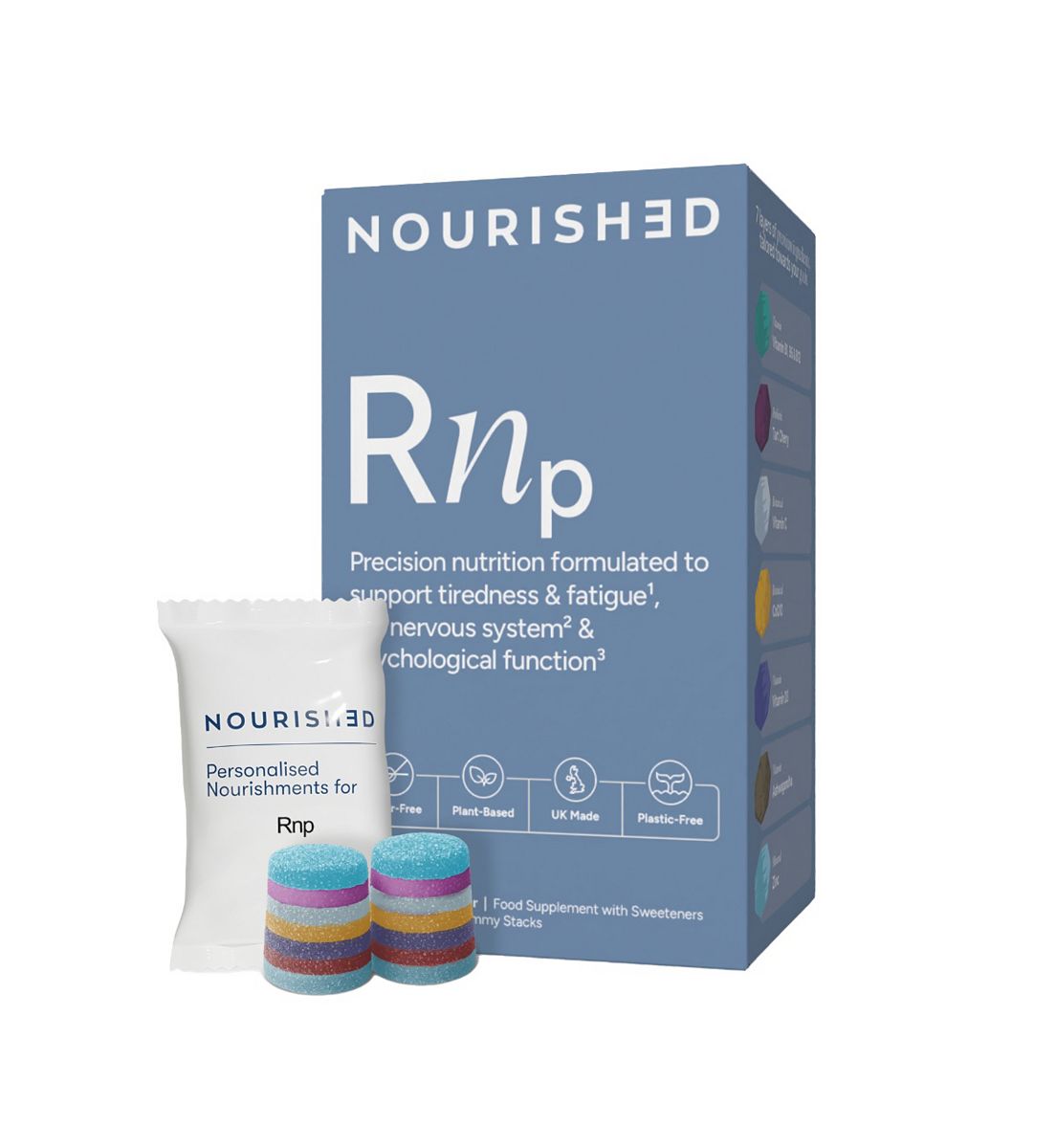 Nourished Rnp Nutrient Stacks 30 Gummies