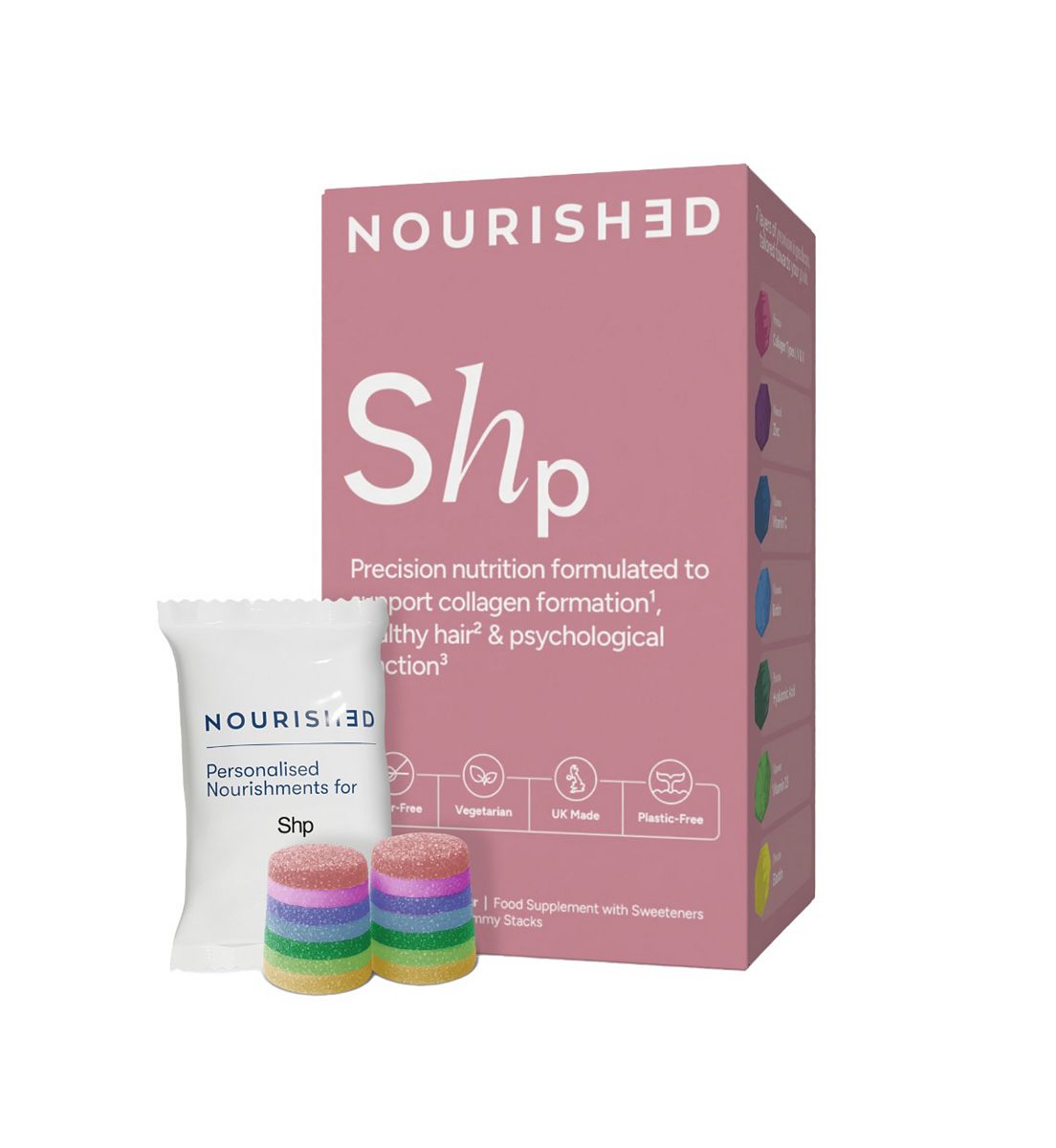 Nourished Shp Nutrient Stacks 30 Gummies