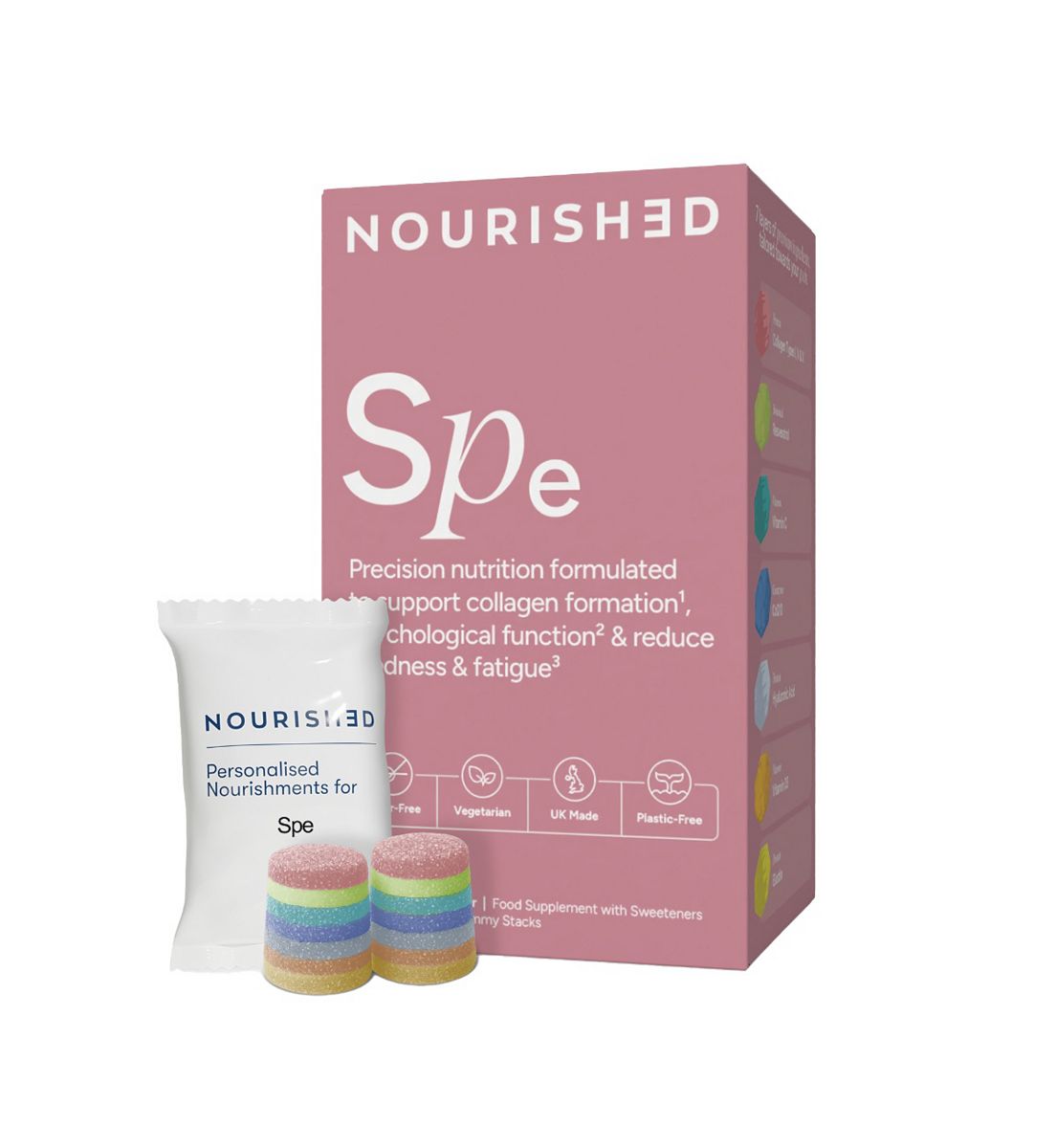 Nourished Spe Nutrient Stacks 30 Gummies
