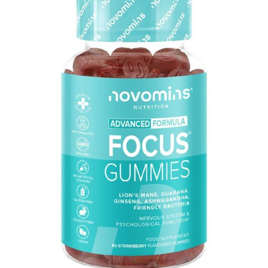 Novomins Focus Gummies Strawberry Flavour 60S