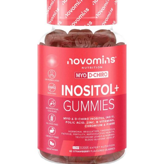Novomins Inositol Gummies Strawberry Flavour 60S