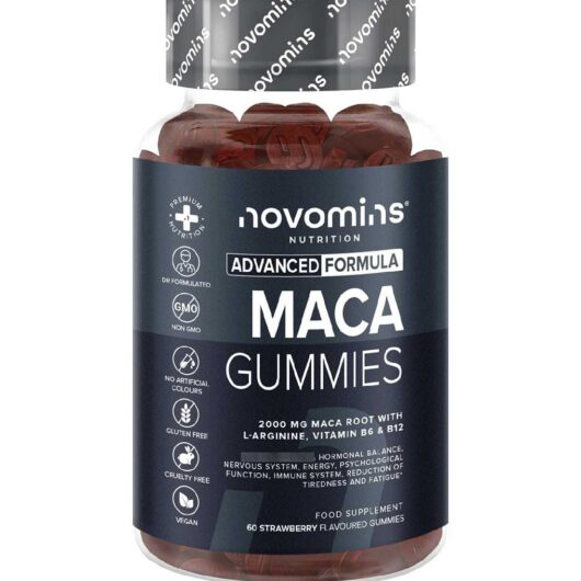 Novomins Maca Gummies Strawberry Flavour 60S