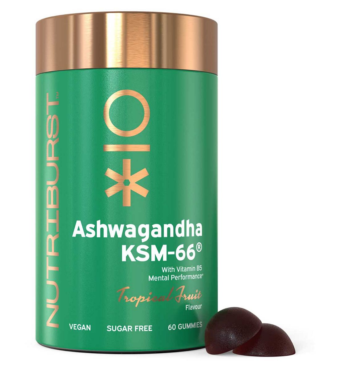 Nutriburst Ashwagandha Ksm-66 Vitamin Gummies Tropical Fruit - 60