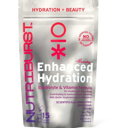 Nutriburst Beauty Electrolyte & Vitamin Hydration Powder - Mixed Flavours 3G, 15 Sachets