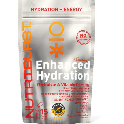 Nutriburst Energy Electrolyte & Vitamin Hydration Powder - Mixed Flavours 3.5G, 15 Sachets
