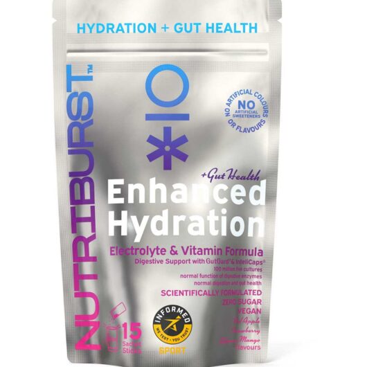 Nutriburst Gut Electrolyte & Vitamin Hydration Powder - Mixed Flavours 4.5G, 15 Sachets