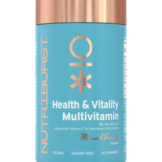 Nutriburst Health & Vitality Vitamin Gummies Mixed Berry - 60