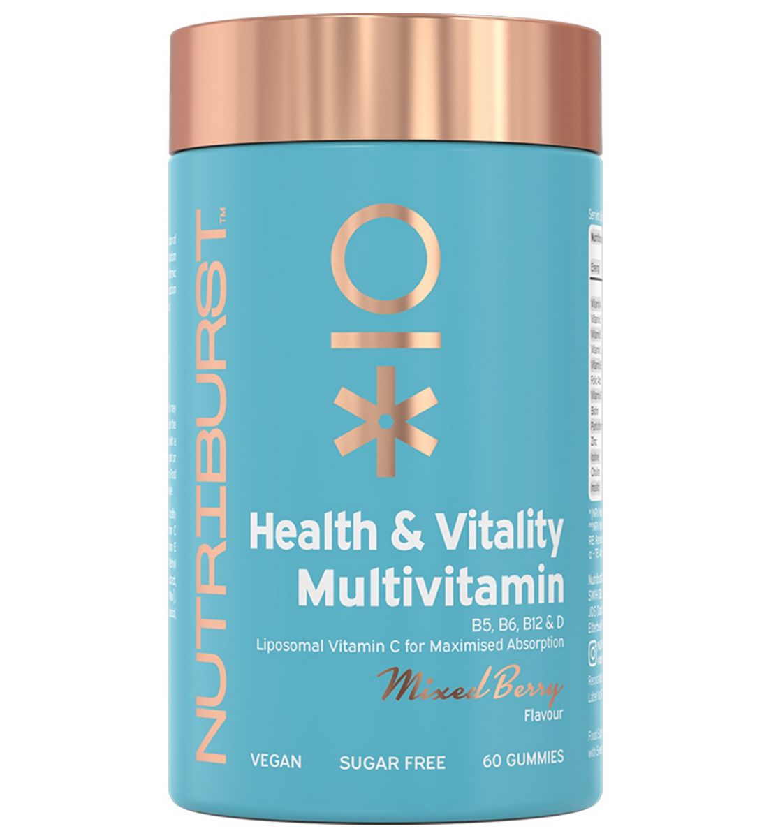 Nutriburst Health & Vitality Vitamin Gummies Mixed Berry - 60