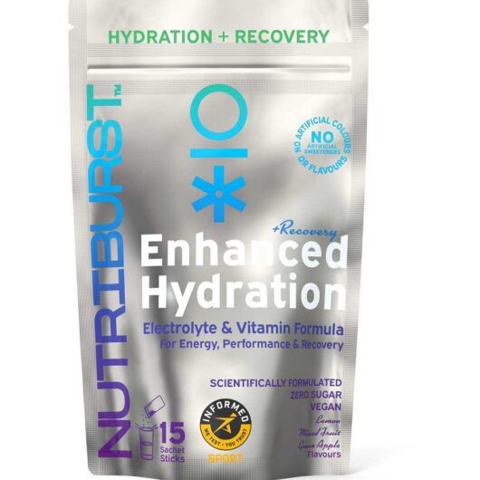Nutriburst Recovery Electrolyte & Vitamin Hydration Powder - Mixed Flavours 3G, 15 Sachets