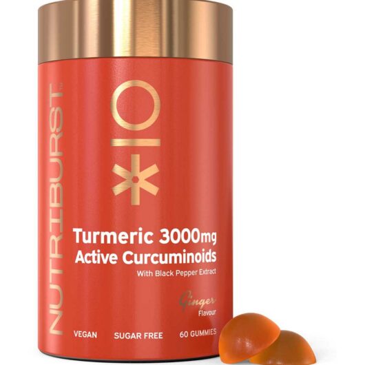 Nutriburst Turmeric 3000Mg Vitamin Gummies Ginger - 60