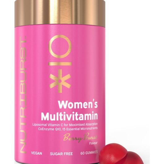 Nutriburst Women's Multivitamin Vitamin Gummies Berry Burst - 60