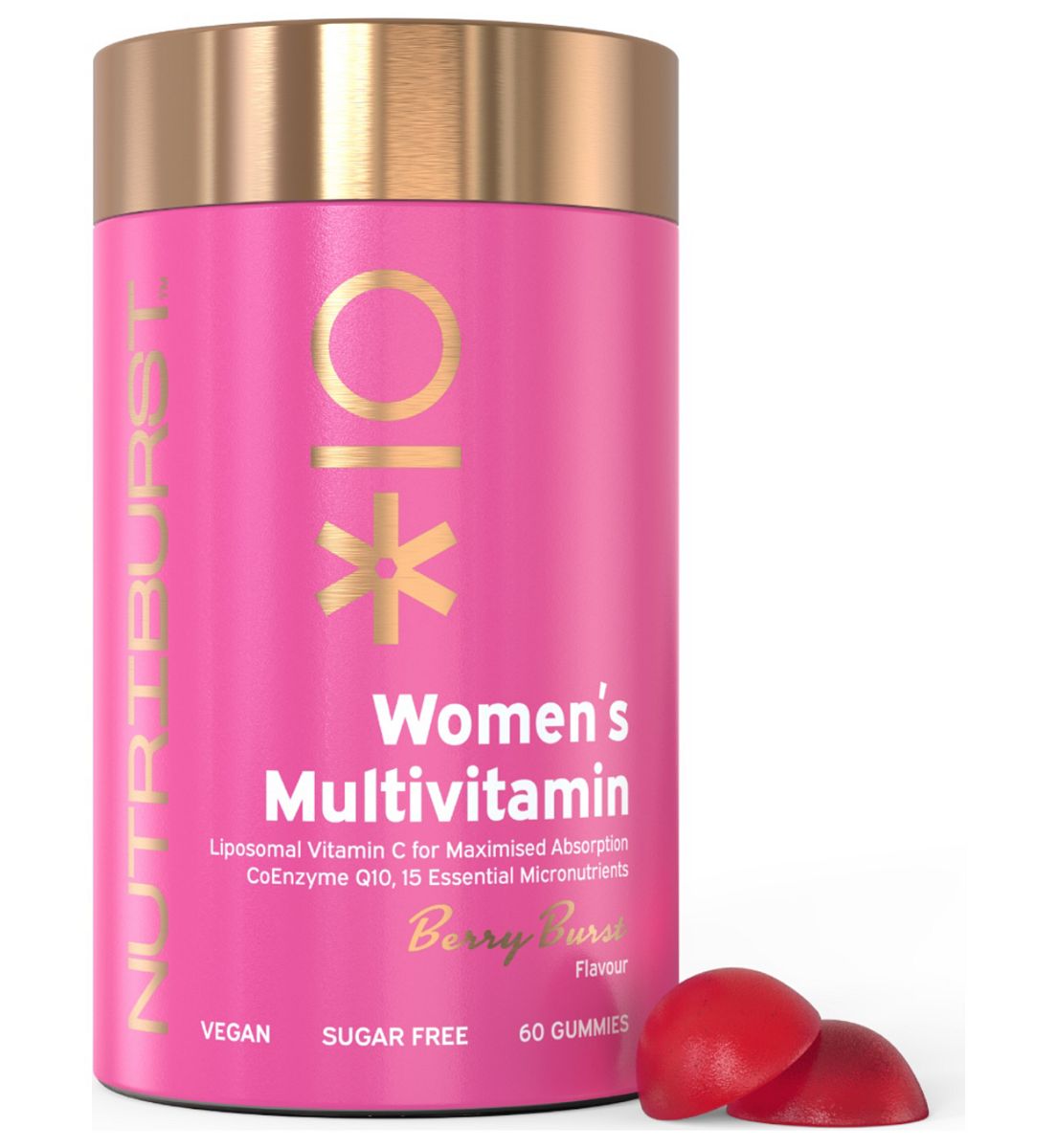 Nutriburst Women's Multivitamin Vitamin Gummies Berry Burst - 60