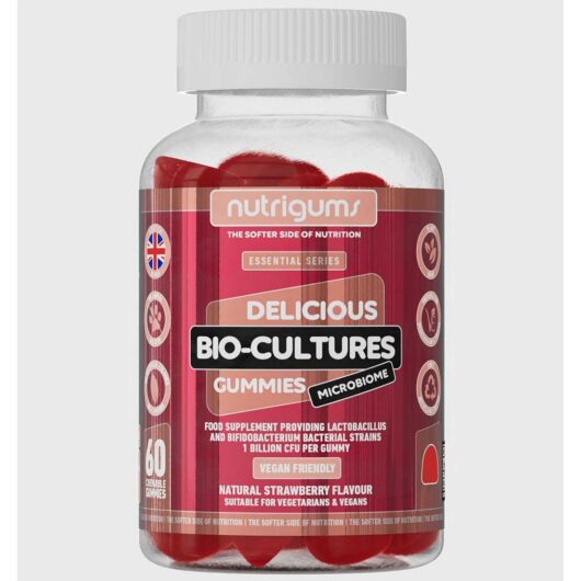 Nutrigums Vegan Bio-Cultures Microbiome Gummies 60S