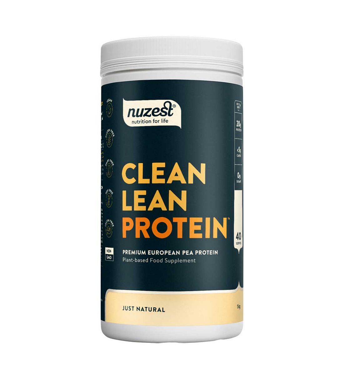 Nuzest Clean Lean Protein Premium European Pea Powder Just Natural 1Kg