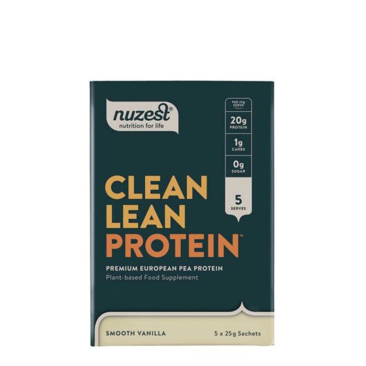 Nuzest Clean Lean Protein Premium European Pea Powder Smooth Vanilla 5 X 25g