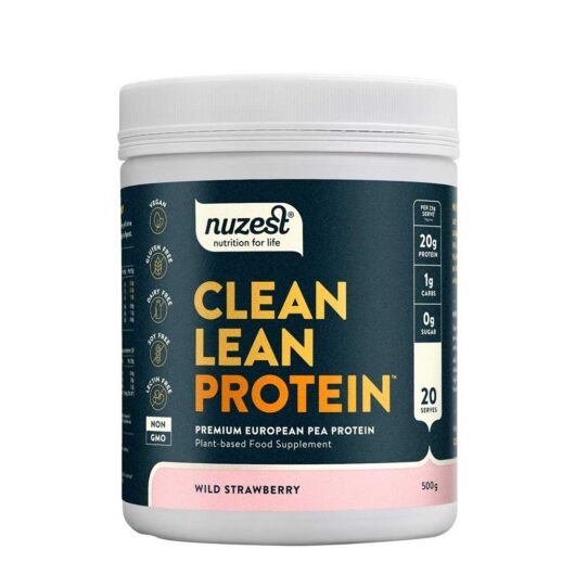Nuzest Clean Lean Protein Premium European Pea Powder Wild Strawberry 500g