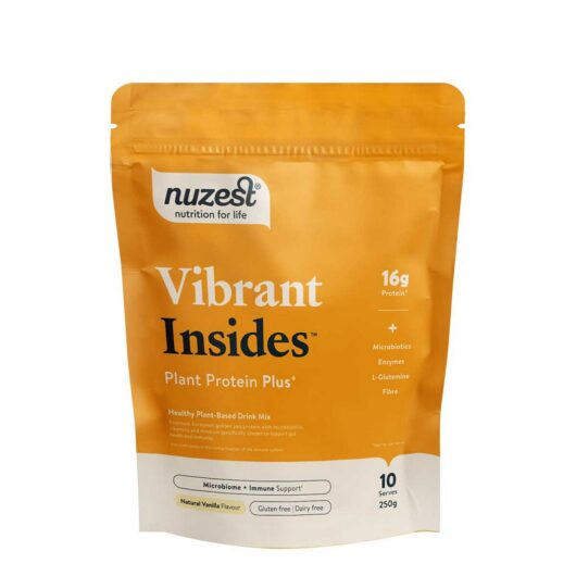 Nuzest Protein Plus Vibrant Insides Vanilla European Pea Powder 250g