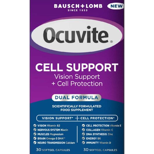 Ocuvite Bausch + Lomb, Cell Support, Vision Support And Protection - 60 Capsules